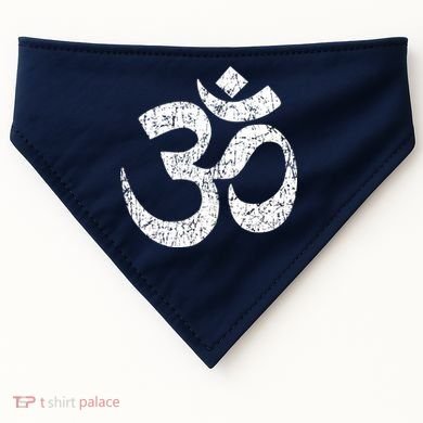 OM AUM Buddhist Zen YOGA Hindu India USA-Made Doggie Bandana