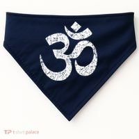 OM AUM Buddhist Zen YOGA Hindu India USA-Made Doggie Bandana thumb 0