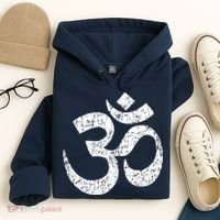 OM AUM Buddhist Zen YOGA Hindu India Hoodie thumb 4