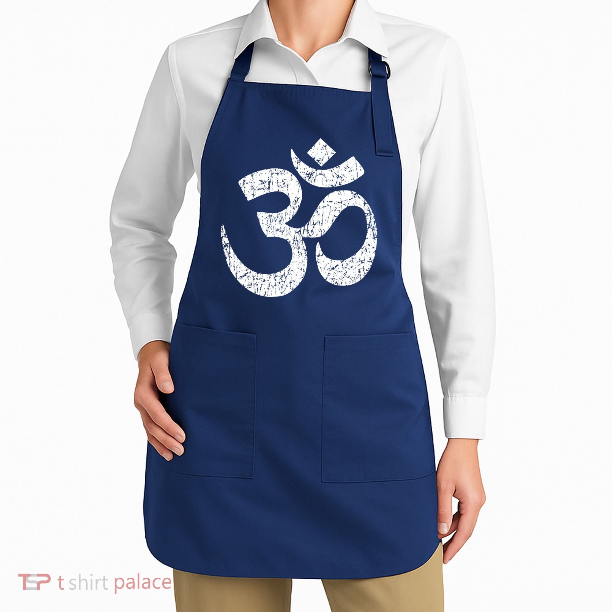 OM AUM Buddhist Zen YOGA Hindu India Apron
