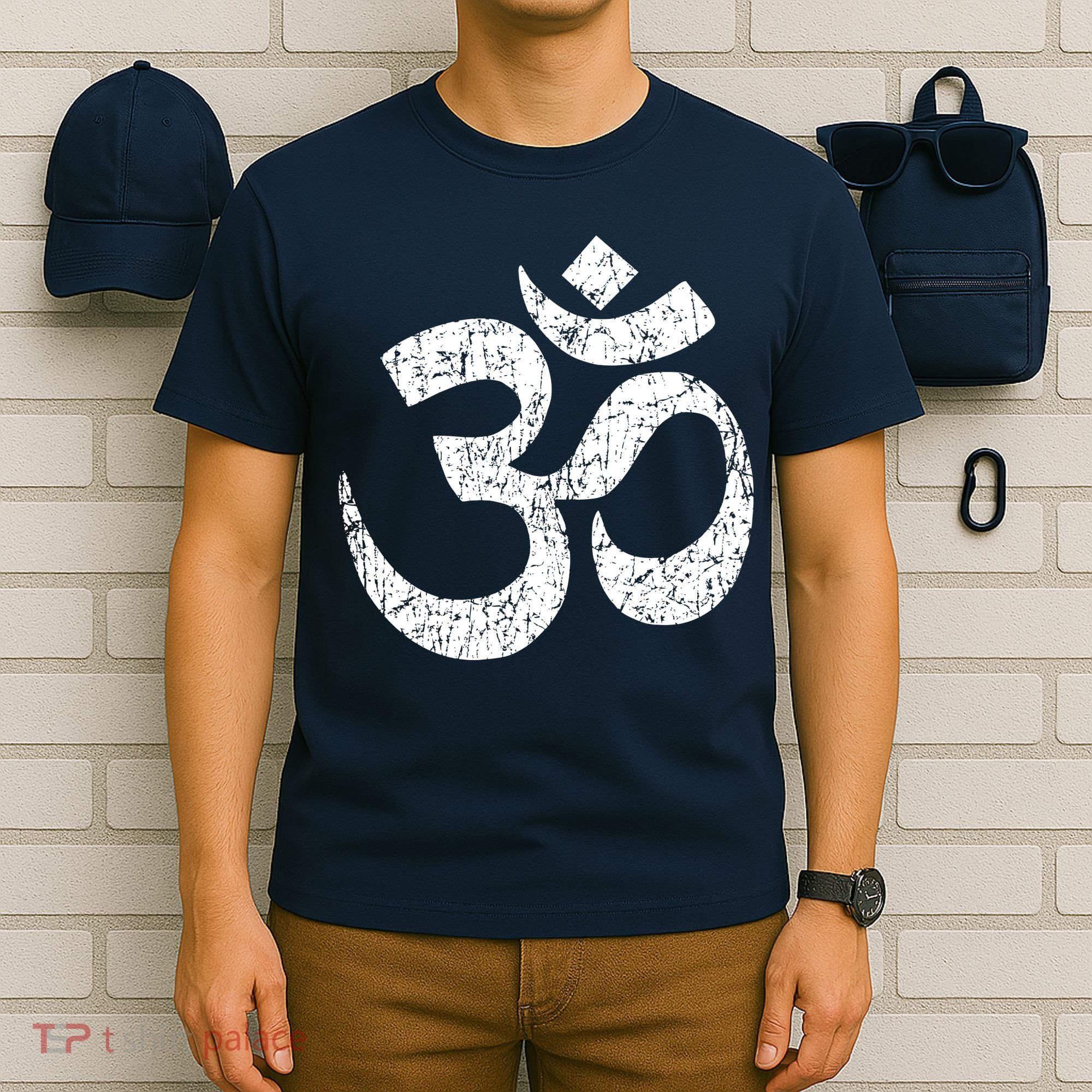 OM AUM Buddhist Zen YOGA Hindu India T-Shirt