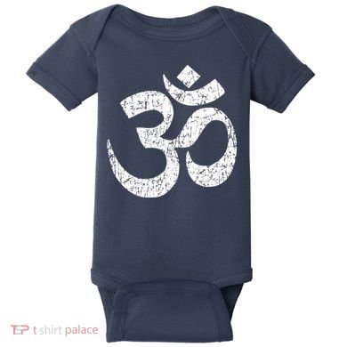 OM AUM Buddhist Zen YOGA Hindu India Baby Bodysuit