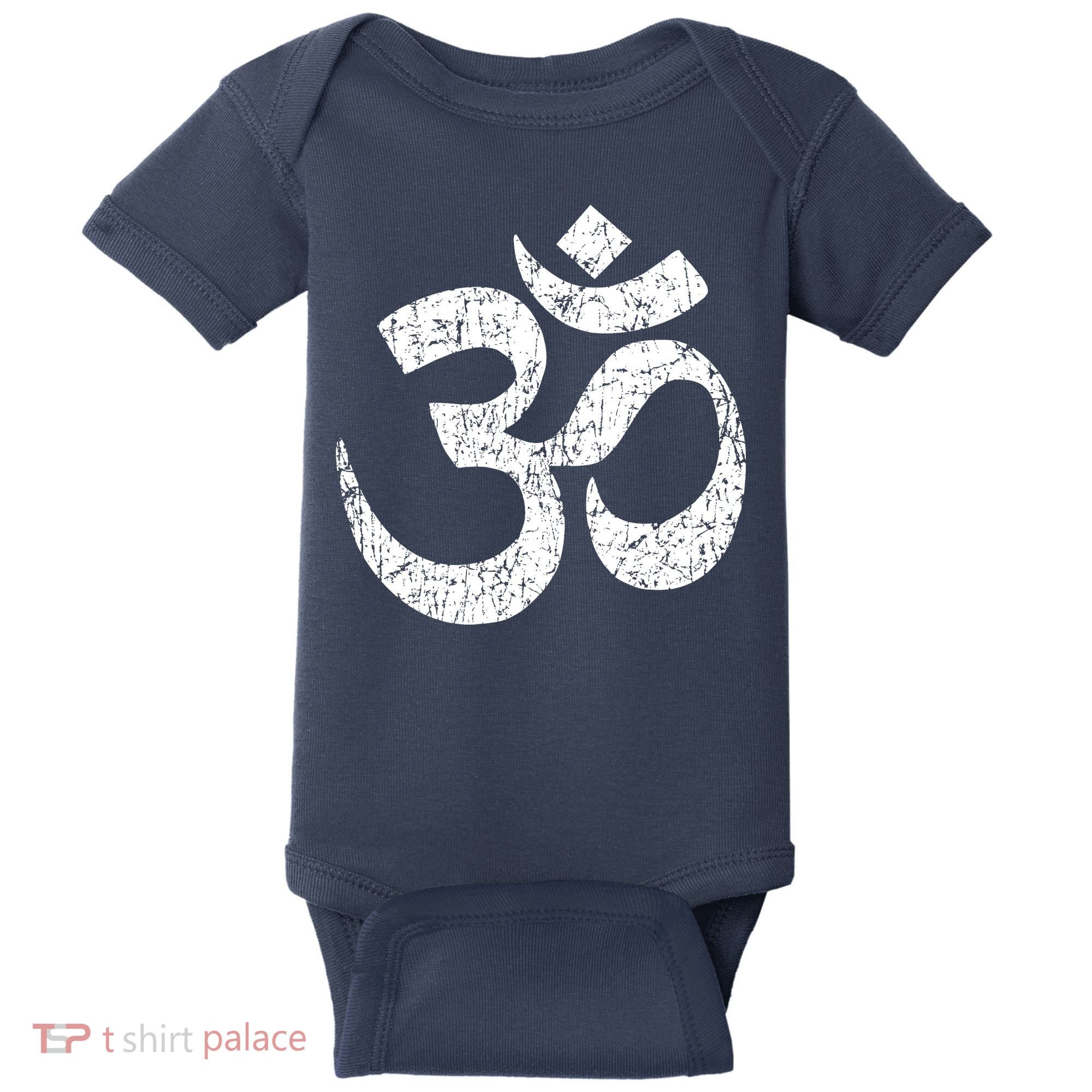 OM AUM Buddhist Zen YOGA Hindu India Baby Bodysuit