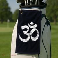 OM AUM Buddhist Zen YOGA Hindu India Golf Towel thumb 2