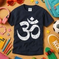 OM AUM Buddhist Zen YOGA Hindu India Kids T-Shirt thumb 3