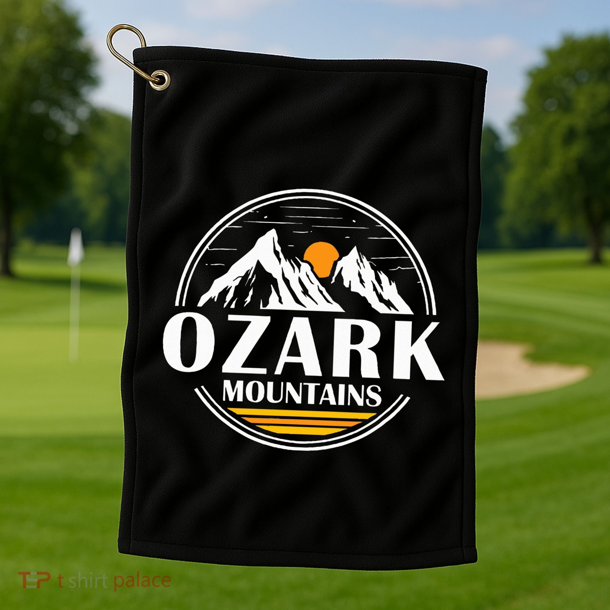 Ozark Mountains Arkansas Vacation Souvenir Gift Golf Towel