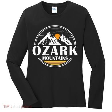 Ozark Mountains Arkansas Vacation Souvenir Gift Women's Long Sleeve Shirt