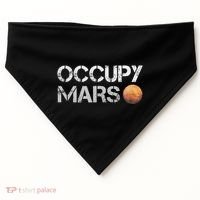 Occupy Mars Astronomy Space Explorer USA-Made Doggie Bandana thumb 0