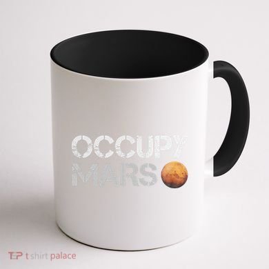 Occupy Mars Astronomy Space Explorer Coffee Mug back