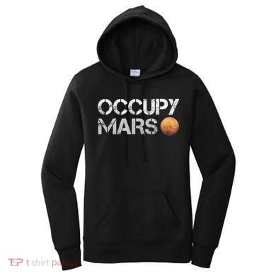 Occupy Mars Astronomy Space Explorer Women's Hoodie