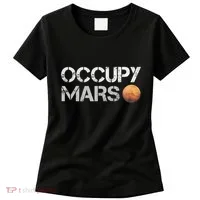 Occupy Mars Astronomy Space Explorer Women's T-Shirt thumb 0