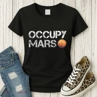 Occupy Mars Astronomy Space Explorer Women's T-Shirt thumb 3