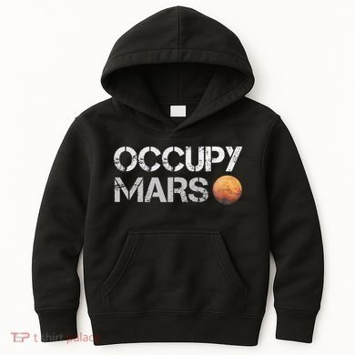 Occupy Mars Astronomy Space Explorer Kids Hoodie