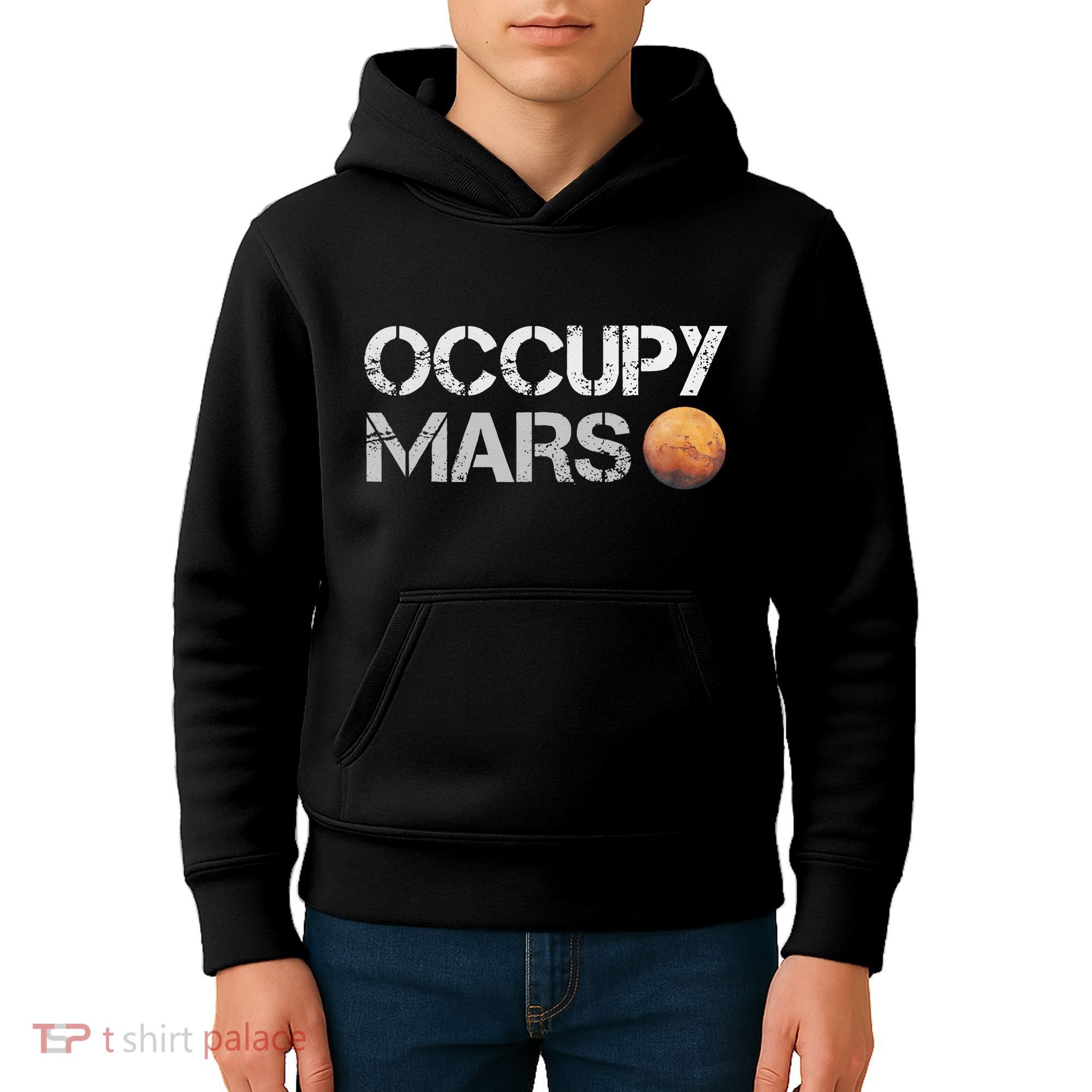 Occupy Mars Astronomy Space Explorer Kids Hoodie