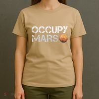 Occupy Mars Astronomy Space Explorer T-Shirt thumb 4
