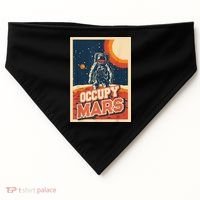Occupy Mars Aerospace Space Travel USA-Made Doggie Bandana thumb 0
