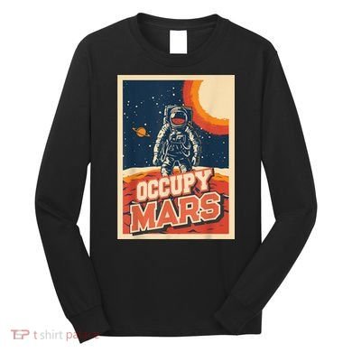 Occupy Mars Aerospace Space Travel Long Sleeve Shirt