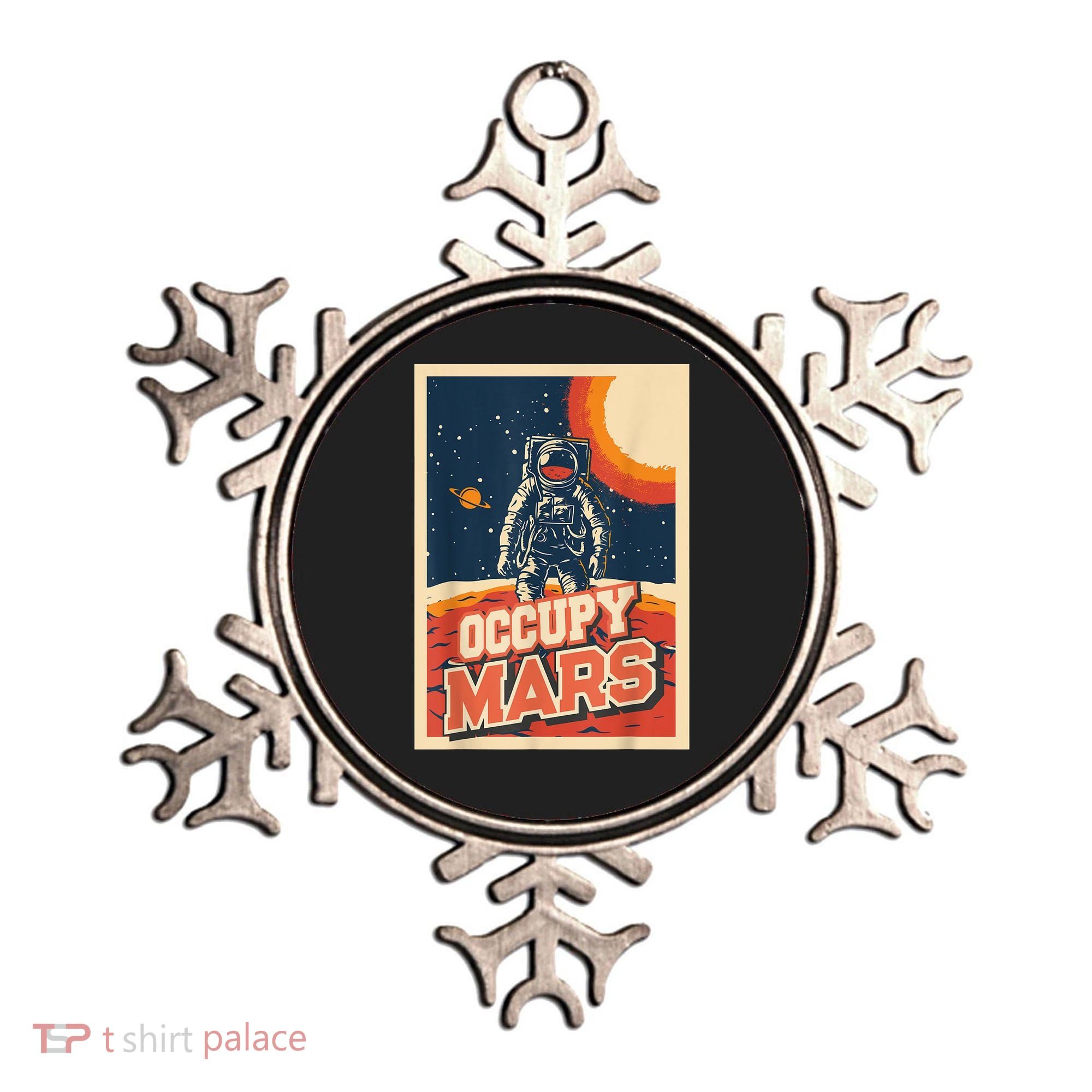 Occupy Mars Aerospace Space Travel Ornament
