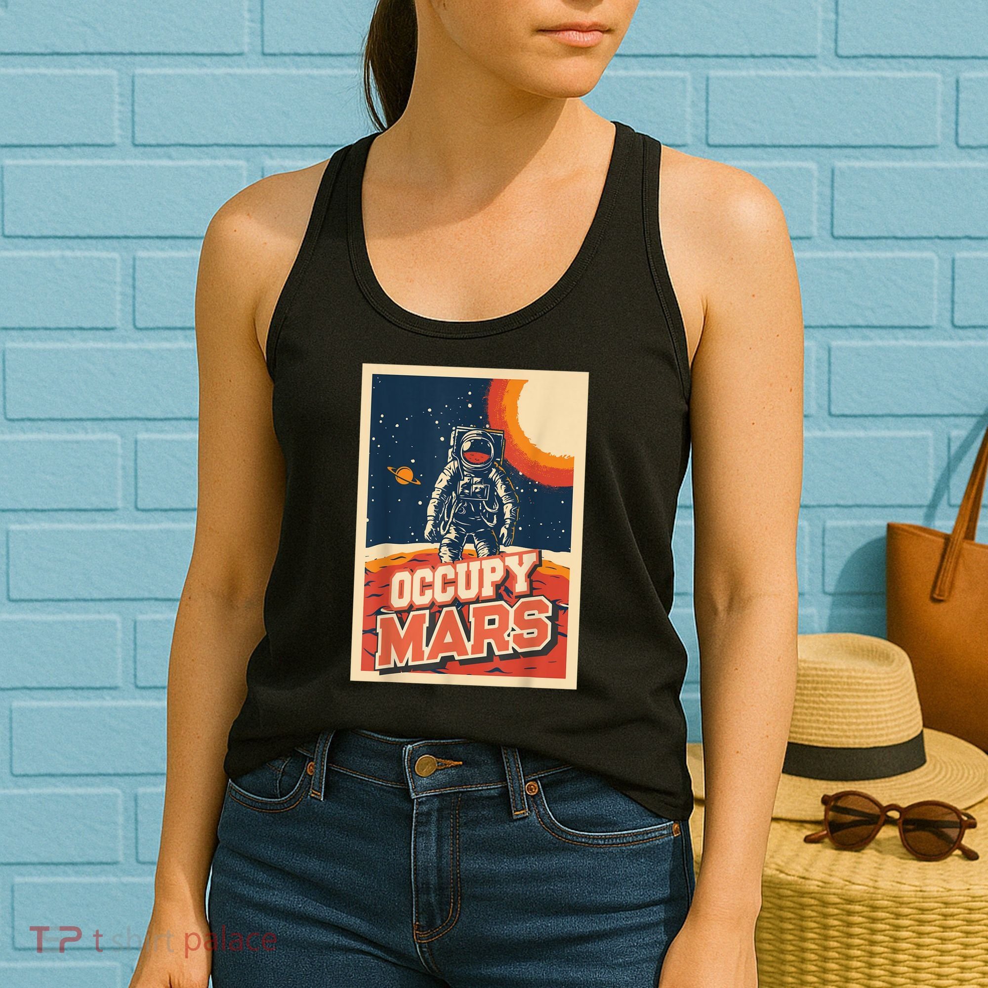 Occupy Mars Aerospace Space Travel Women's Tank Top