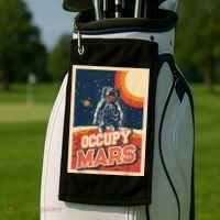 Occupy Mars Aerospace Space Travel Golf Towel thumb 2