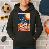 Occupy Mars Aerospace Space Travel Kids Hoodie thumb 2
