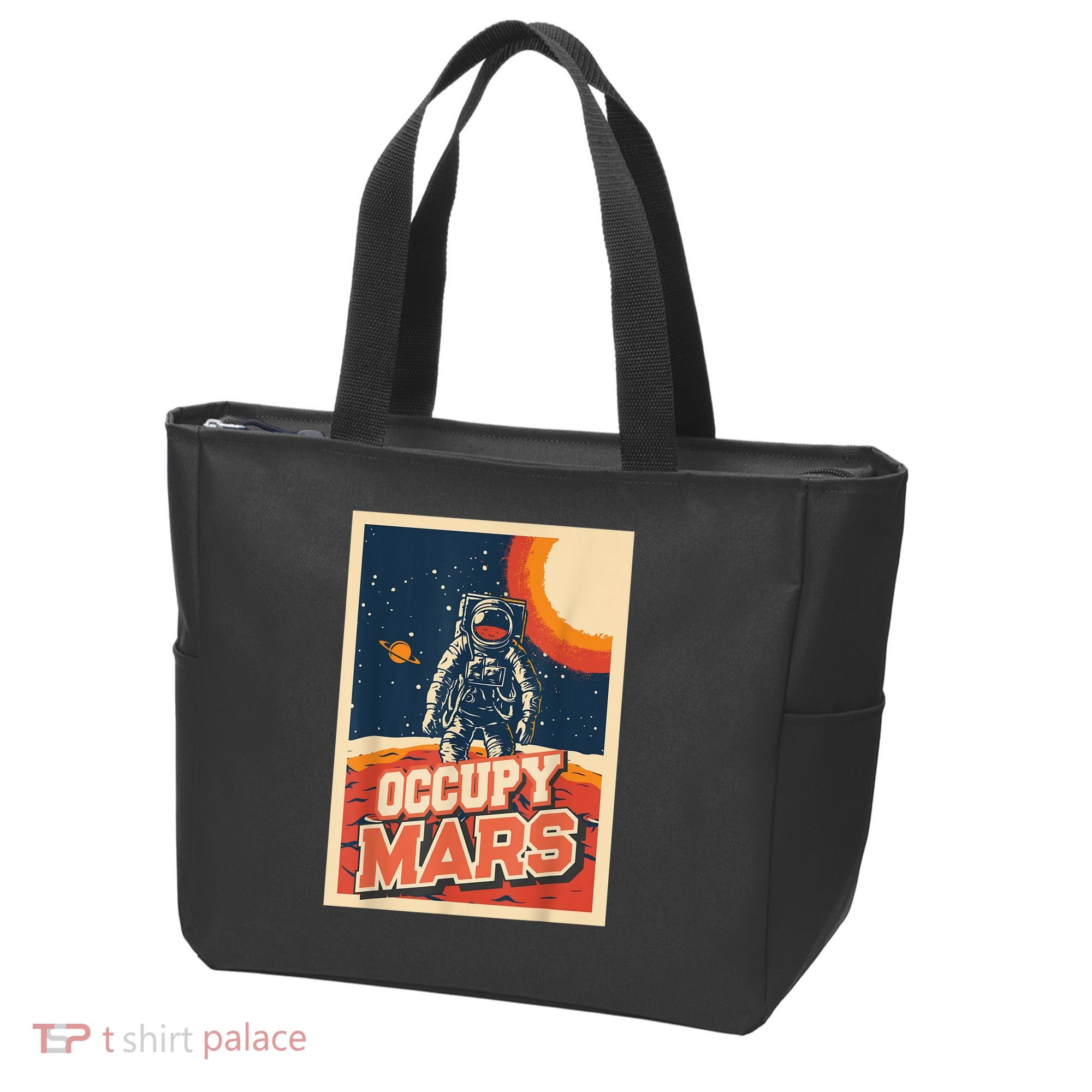 Occupy Mars Aerospace Space Travel Tote Bag