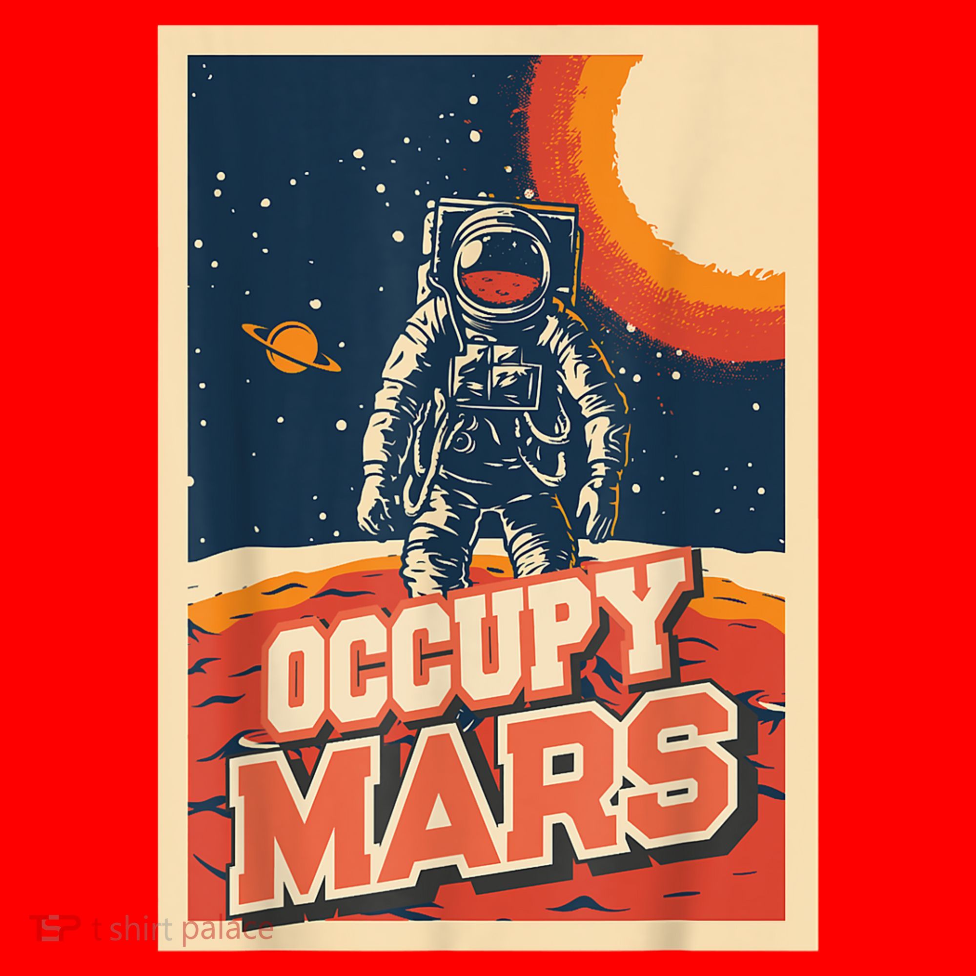 Occupy Mars Aerospace Space Travel Santa Hat