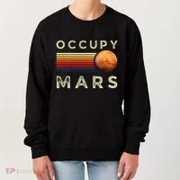 Occupy Mars Astronomy Space Explorer Women's Sweatshirt thumb 0