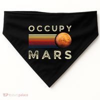 Occupy Mars Astronomy Space Explorer USA-Made Doggie Bandana thumb 0