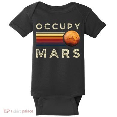 Occupy Mars Astronomy Space Explorer Baby Bodysuit