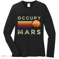 Occupy Mars Astronomy Space Explorer Women's Long Sleeve Shirt thumb 0