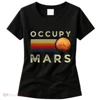 Occupy Mars Astronomy Space Explorer Women's T-Shirt thumb 0
