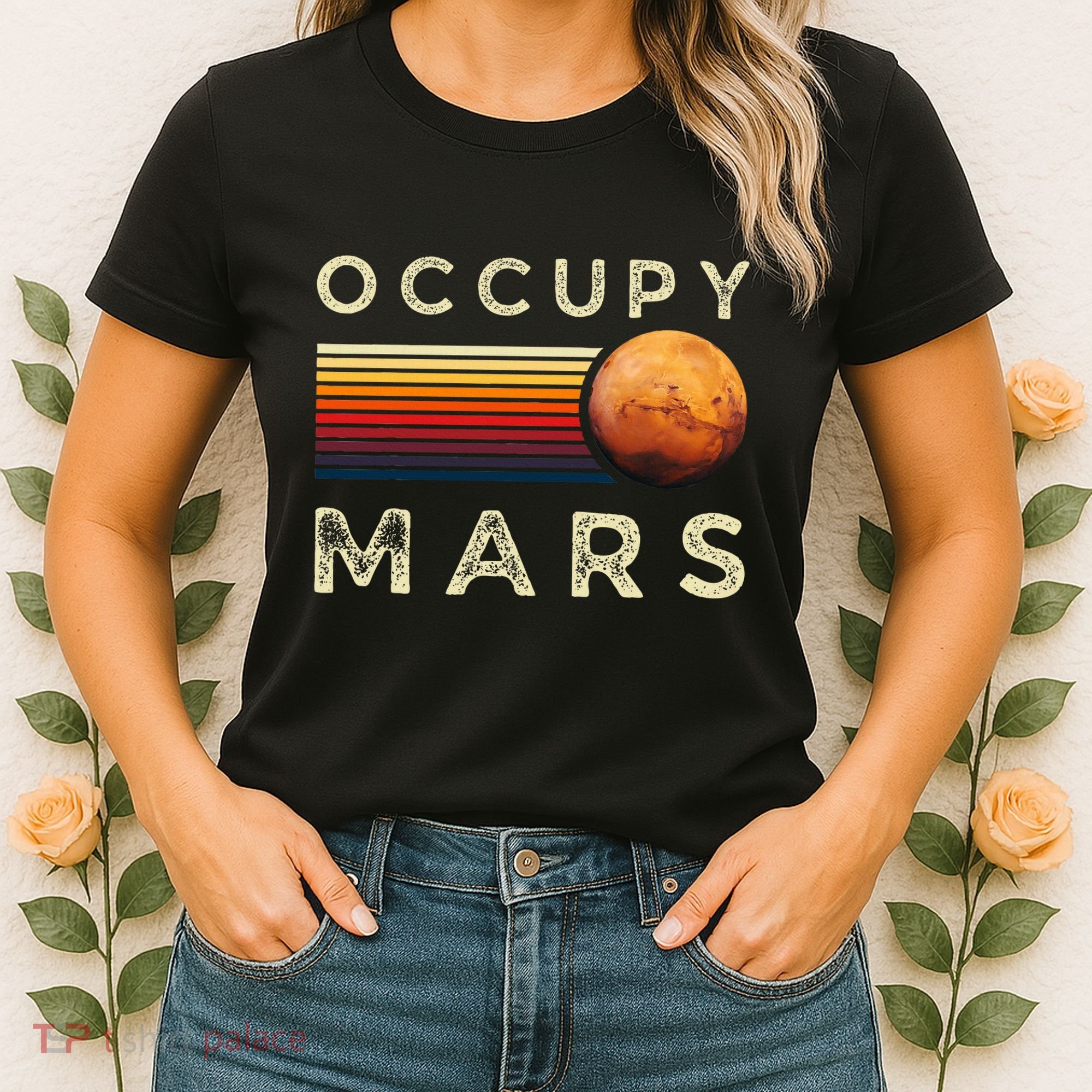Occupy Mars Astronomy Space Explorer Women's T-Shirt