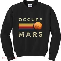 Occupy Mars Astronomy Space Explorer Kids Sweatshirt thumb 0