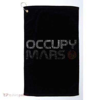 Occupy Mars Astronomy Space Explorer Gift Golf Towel