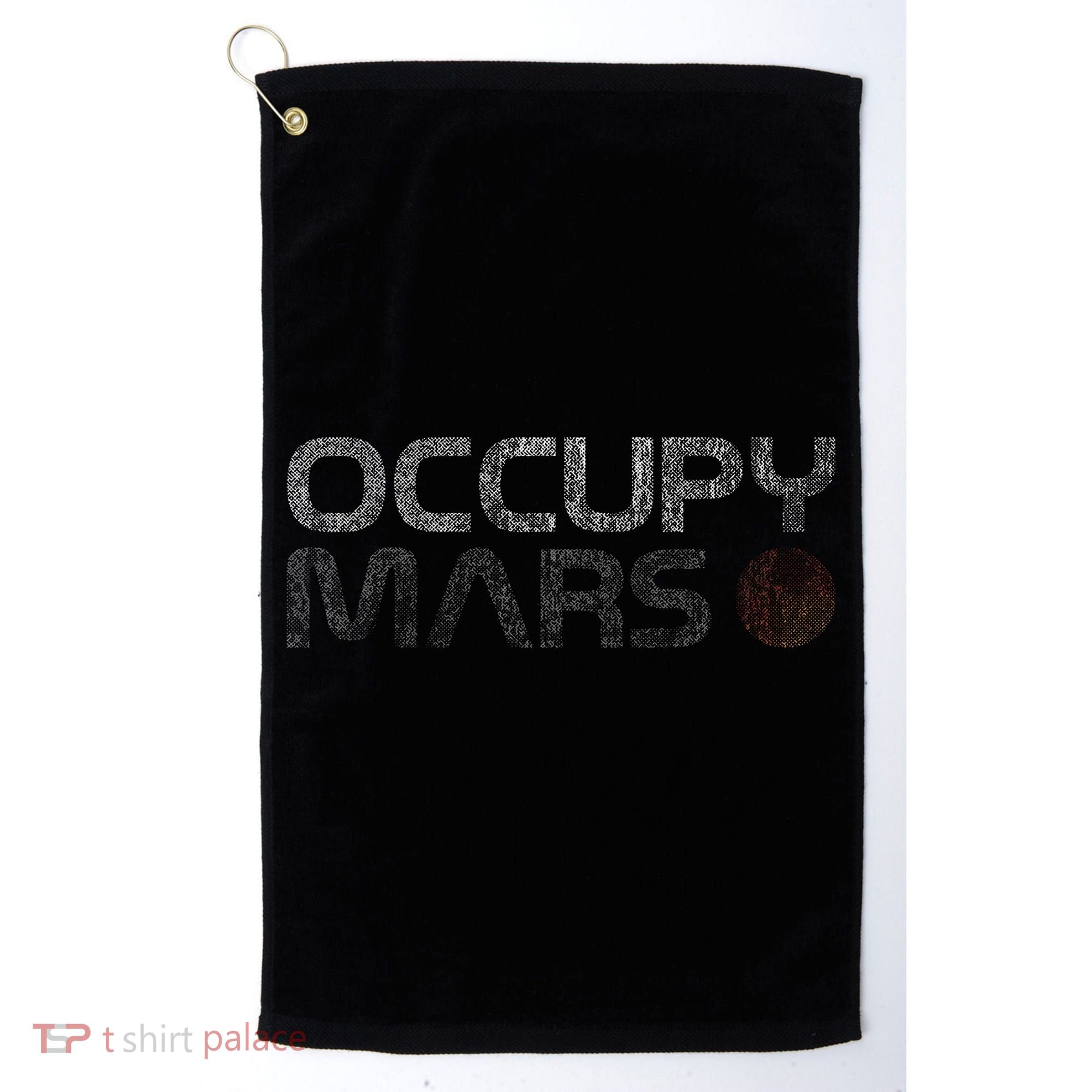 Occupy Mars Astronomy Space Explorer Gift Golf Towel