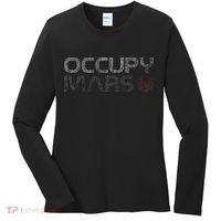 Occupy Mars Astronomy Space Explorer Gift Women's Long Sleeve Shirt thumb 0
