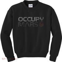 Occupy Mars Astronomy Space Explorer Gift Kids Sweatshirt thumb 0