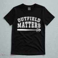 Outfield Matters Baseball Funny T-Shirt thumb 5