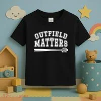Outfield Matters Baseball Funny Toddler T-Shirt thumb 3