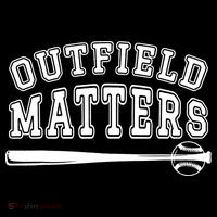 Outfield Matters Baseball Funny Women's T-Shirt thumb 6