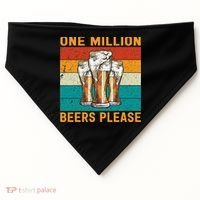 One Million Beers Please USA-Made Doggie Bandana thumb 0