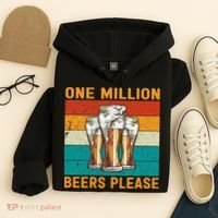 One Million Beers Please Hoodie thumb 4