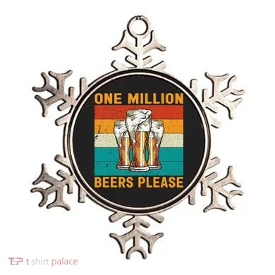 One Million Beers Please Ornament