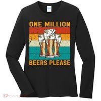 One Million Beers Please Women's Long Sleeve Shirt thumb 0