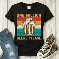 One Million Beers Please Women's T-Shirt thumb 3