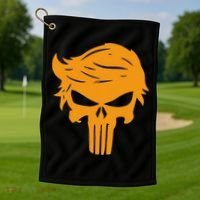 Orange Man Bad Vote For Trump 2024 Golf Towel thumb 1