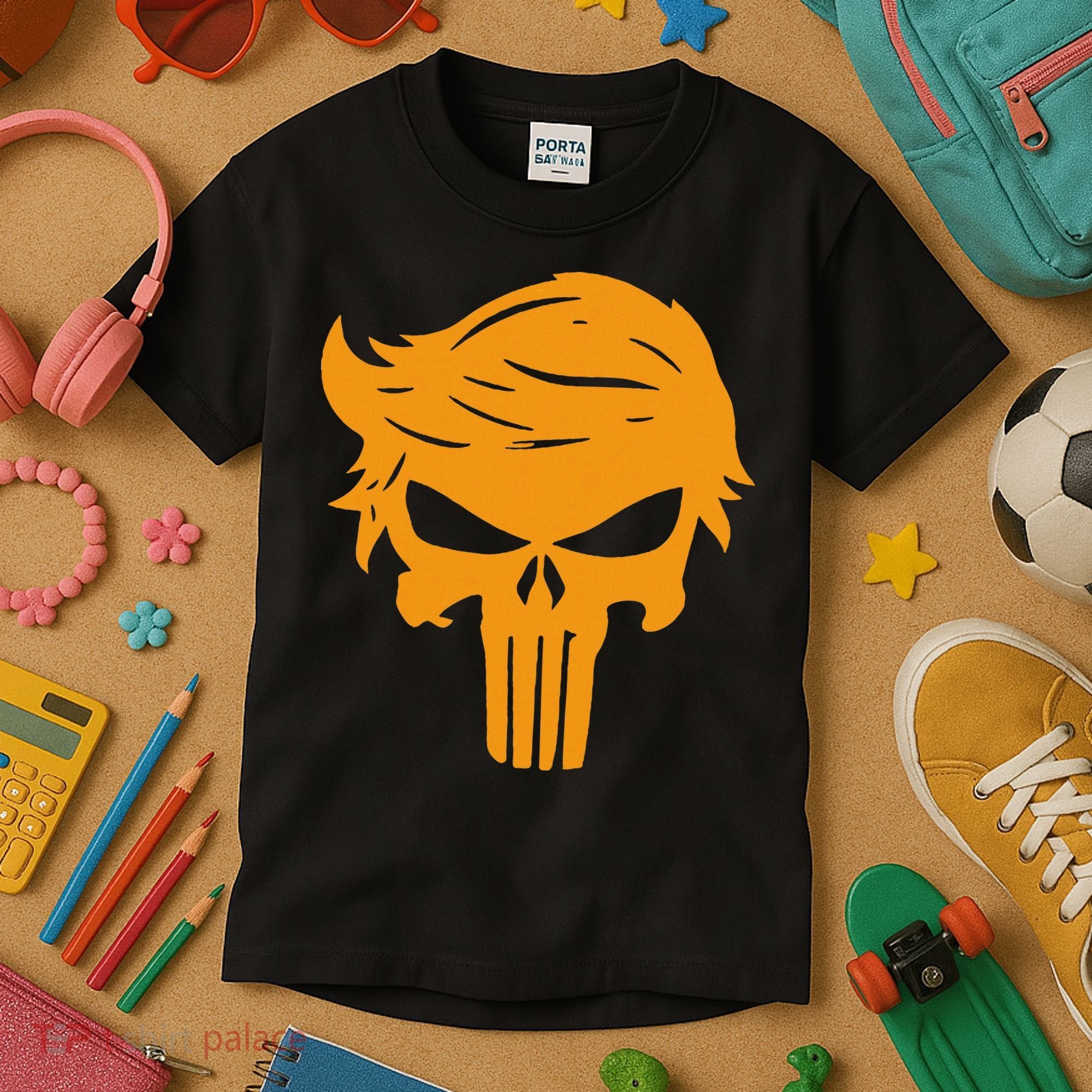 Orange Man Bad Vote For Trump 2024 Kids T-Shirt