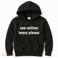 One Million Beers Please Kids Hoodie thumb 0