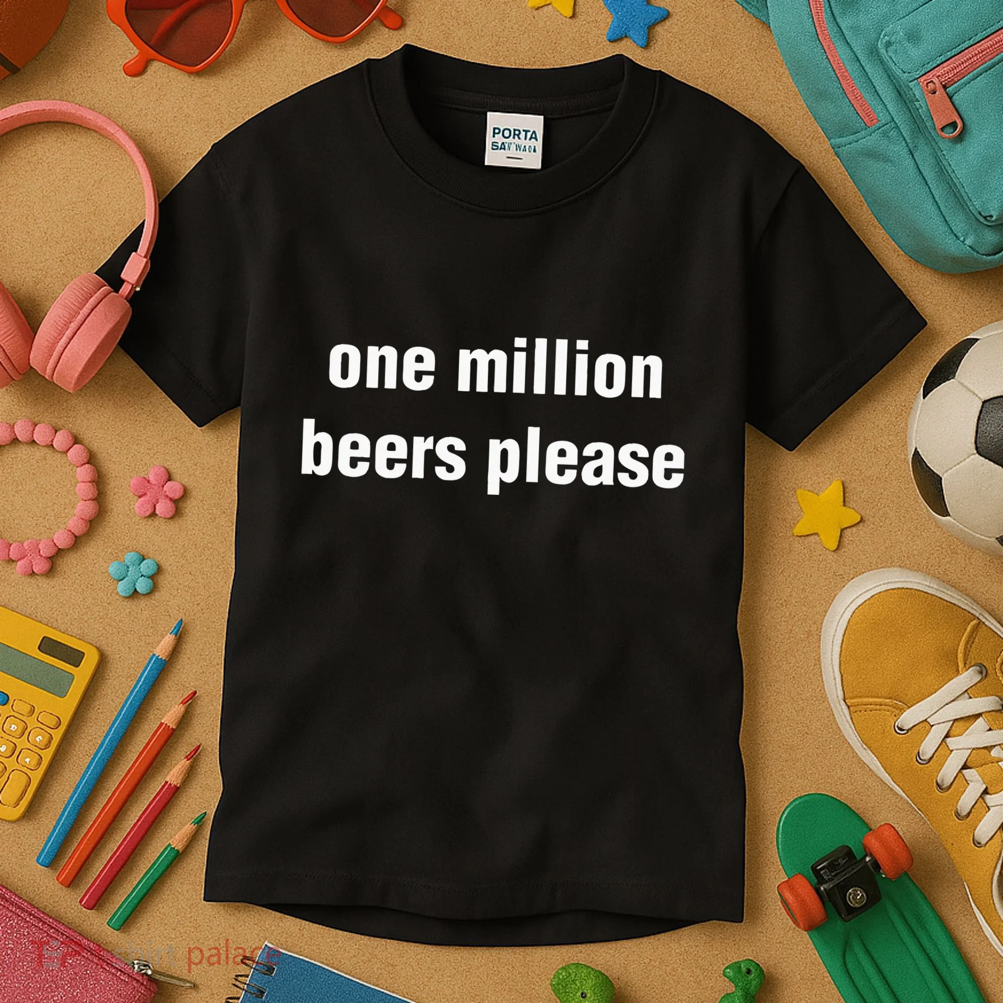 One Million Beers Please Kids T-Shirt